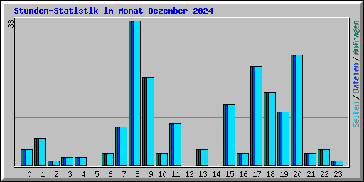 Stunden-Statistik im Monat Dezember 2024